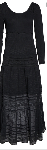 FREE PEOPLE Earth ANGEL MIDI DRESS - Picture 4 of 16